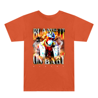 Blame It On Baby Orange Album Cover T-Shirt