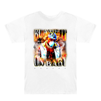 Blame It On Baby White Album Cover T-Shirt