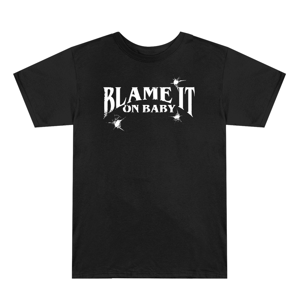 Blame It On Baby Black Logo T-Shirt