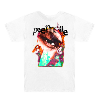 Peep Hole White T-Shirt